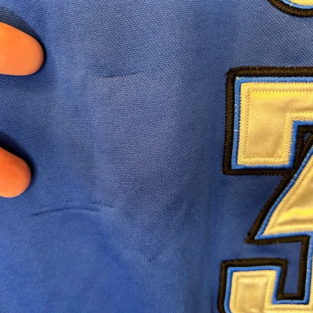 Adidas Oklahoma City Thunder Kevin Durant 35 NBA Jersey Blue Mens 56 XL